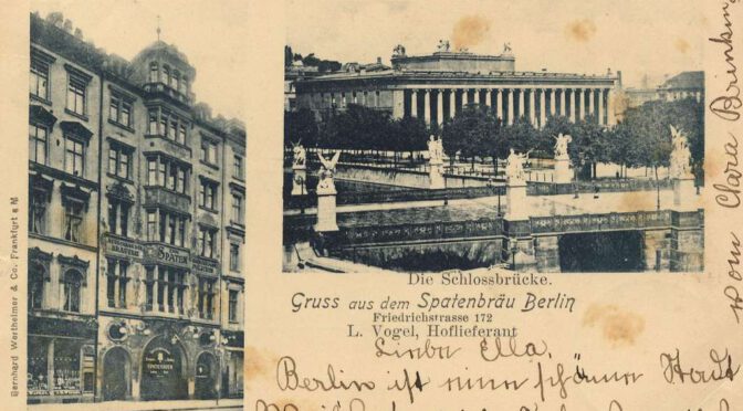Bavarian Beer Halls in 19th Century Berlin