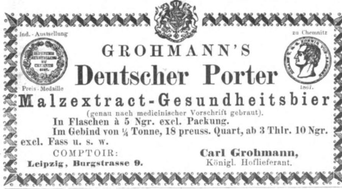 Session 150: Early German Porter As A Health Drink